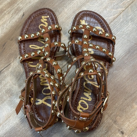New Women’s Sam Edelman Eavan Studded Gladiator sandals!🔥🔥🔥 - Picture 3 of 11